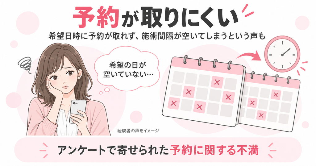 予約が取りにくい